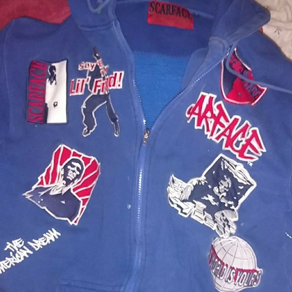 The American Dream. ScarFace zip up hoodie